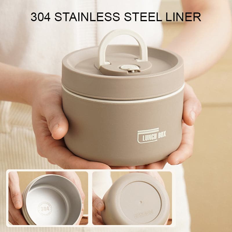 ThermaCarry Insulated Lunchbox With Long Lasting Heat Retention For Work And School