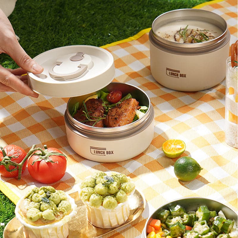 ThermaCarry Insulated Lunchbox With Long Lasting Heat Retention For Work And School
