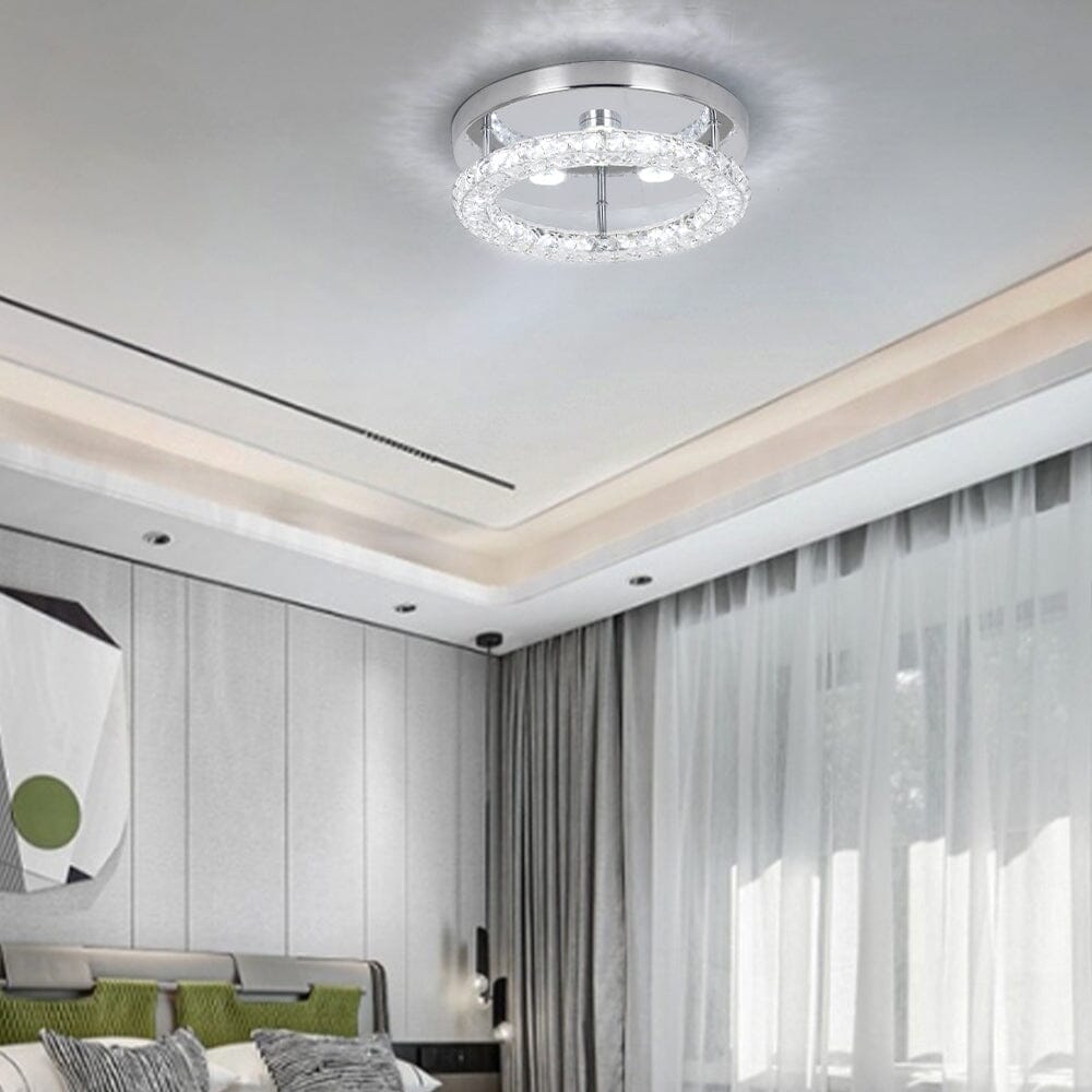 Nova Kristallring-Deckenleuchte für modernes Wohnzimmer