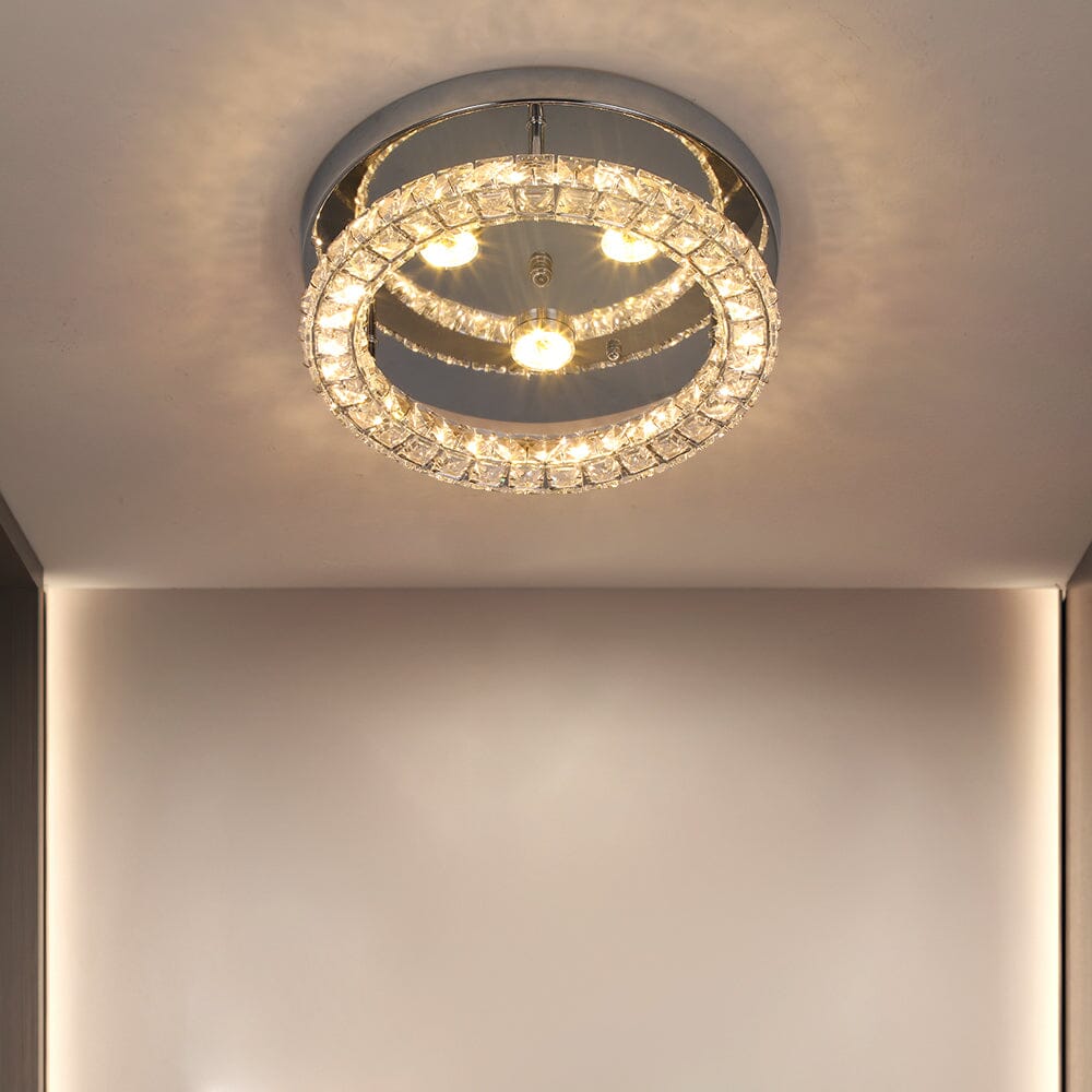 Nova Kristallring-Deckenleuchte für modernes Wohnzimmer