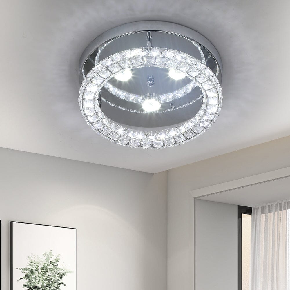 Nova Kristallring-Deckenleuchte für modernes Wohnzimmer
