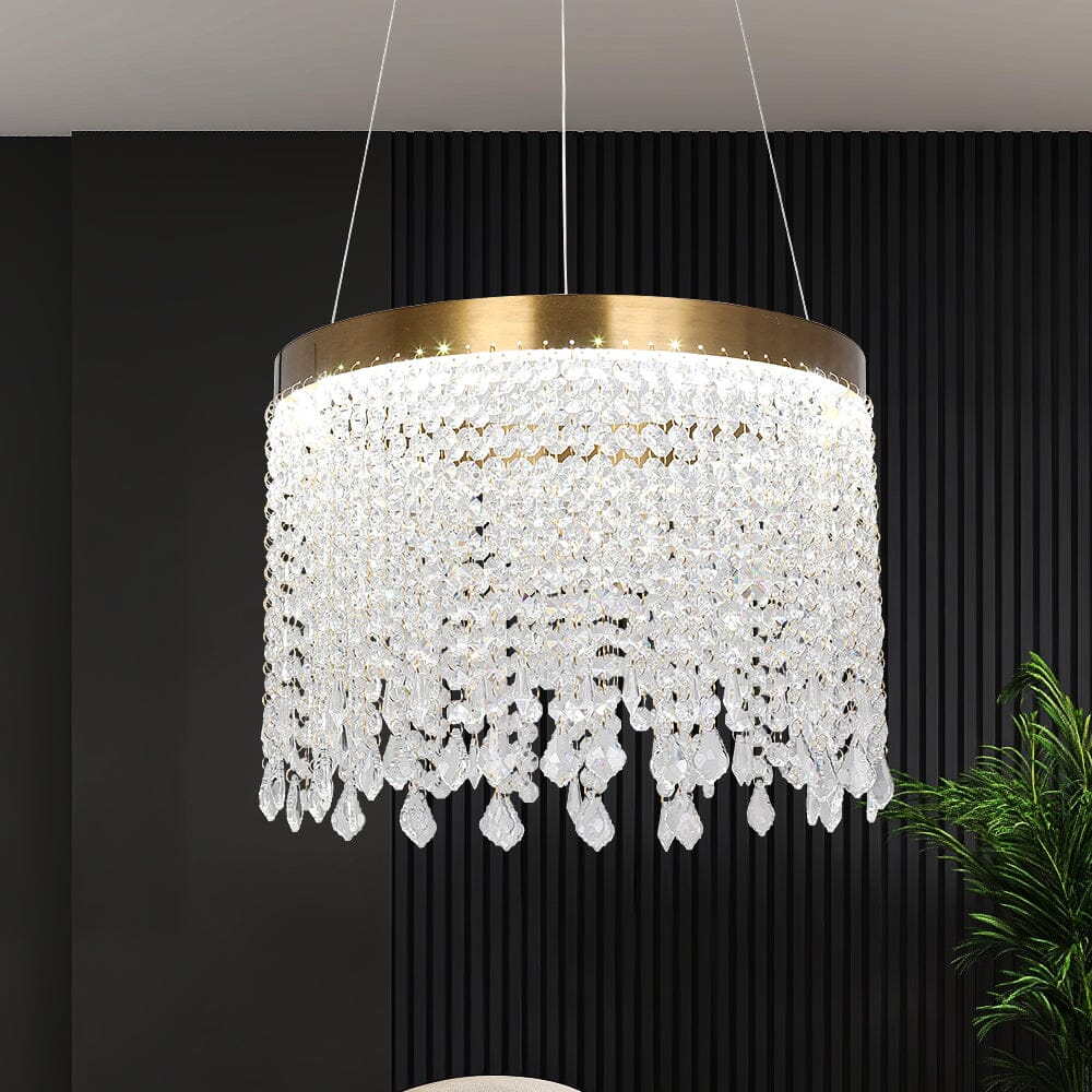 Nova Crystal-krona med dimbar LED-belysning