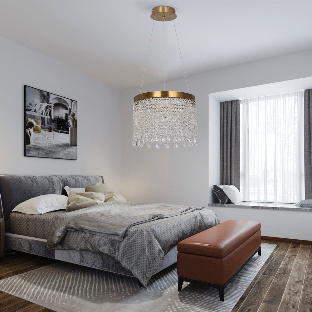 Nova Crystal-krona med dimbar LED-belysning