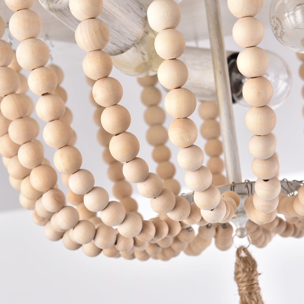 Plafoniera NovaLumen con Perline Lampada LED Minimalista