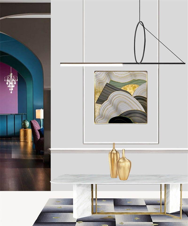 Triora driehoekige hanglamp voor moderne interieurs
