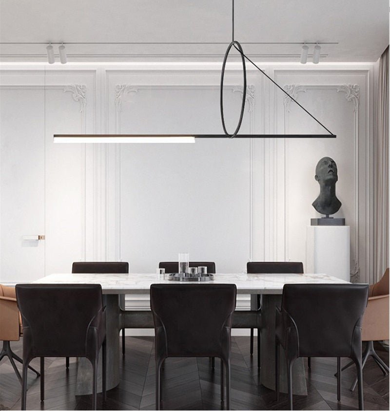 Triora driehoekige hanglamp voor moderne interieurs