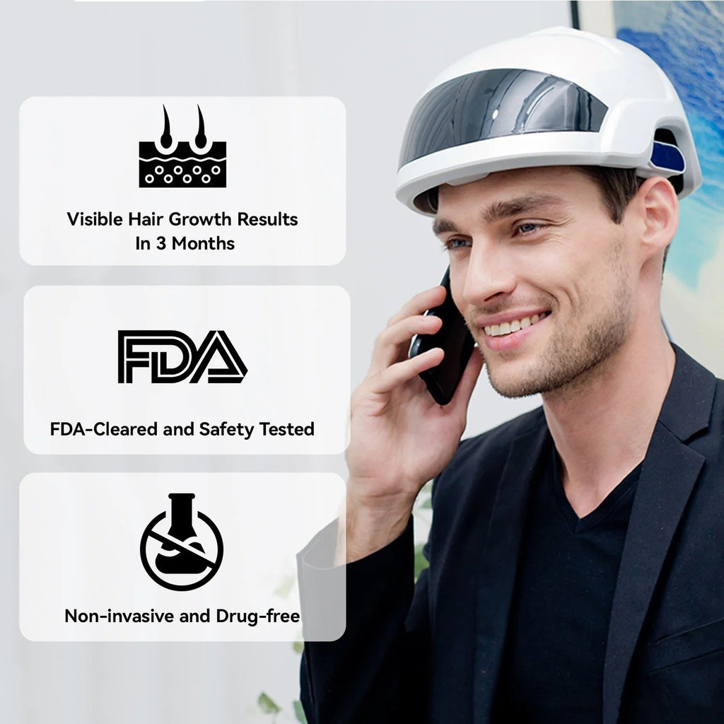 NovaFollicle LED Growth Helmet For Hair Regrowth Device