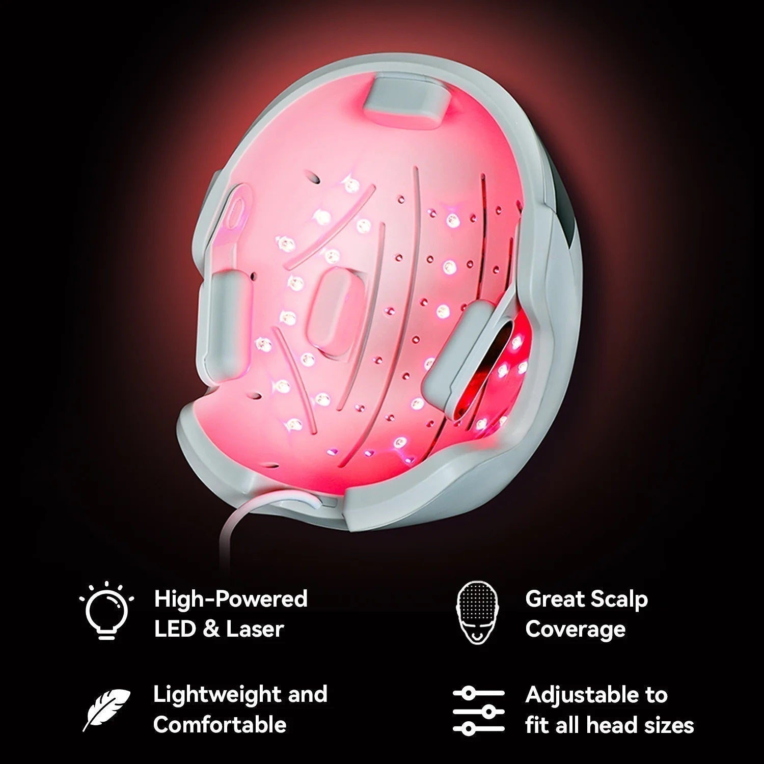 NovaFollicle LED Growth Helmet For Hair Regrowth Device