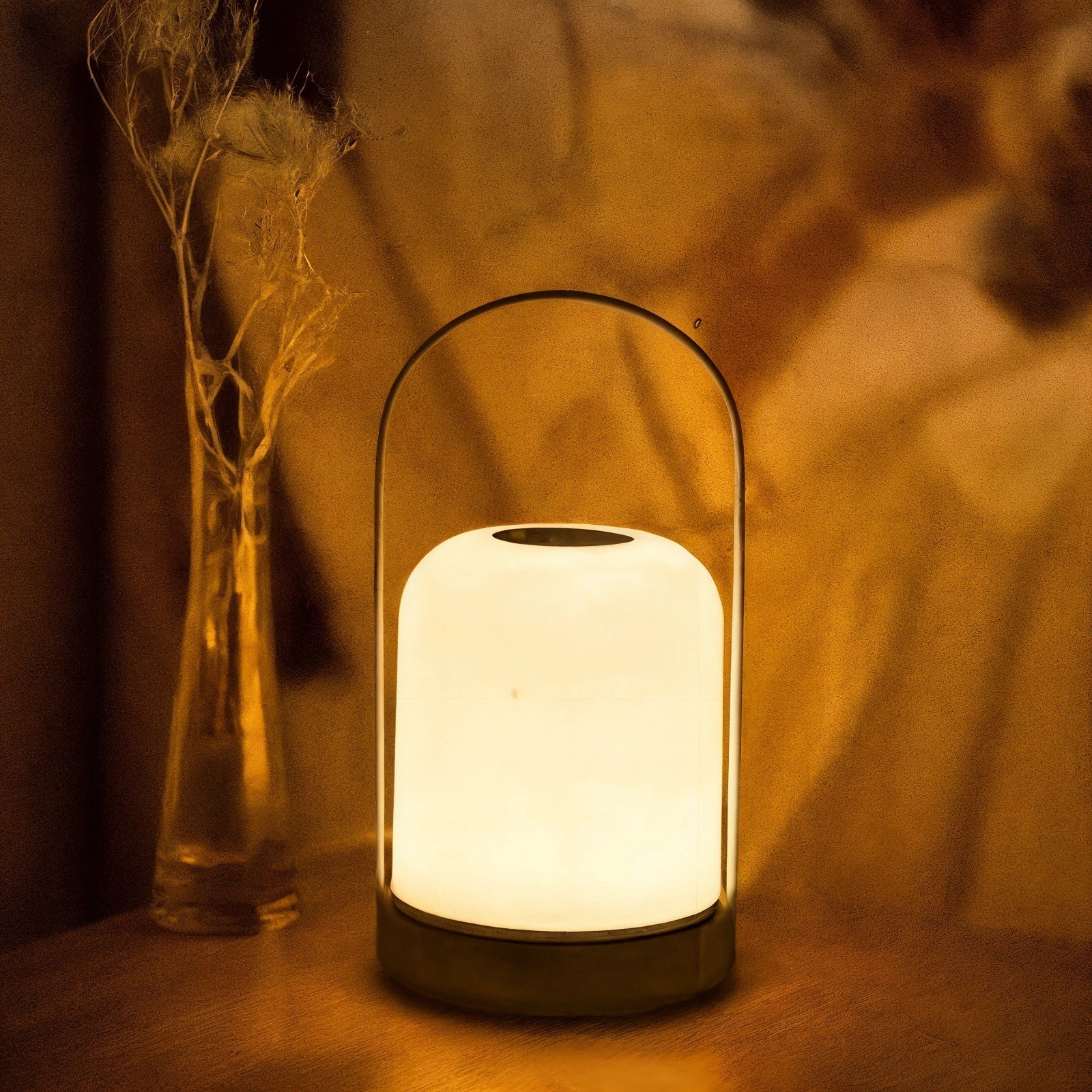 Aurora LED Table Lamp With Warm Light, Sleek Modern Design For Living Rooms