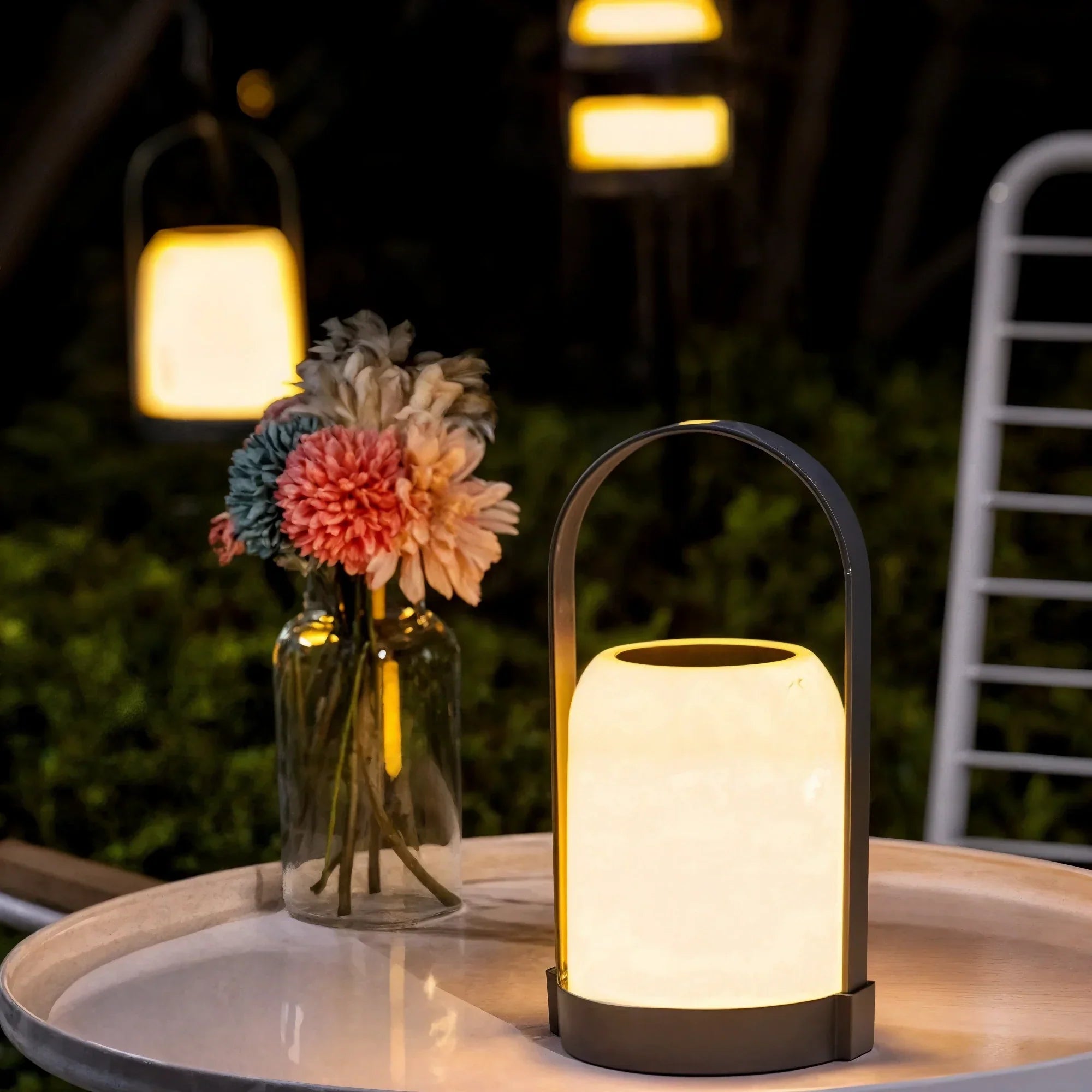 Aurora LED Table Lamp With Warm Light, Sleek Modern Design For Living Rooms