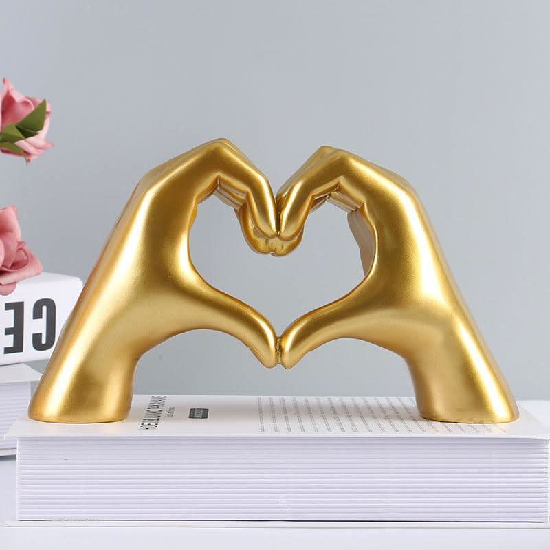 Figurină decorativă din lemn lucrată manual HeartCraft pentru iubitorii de casă
