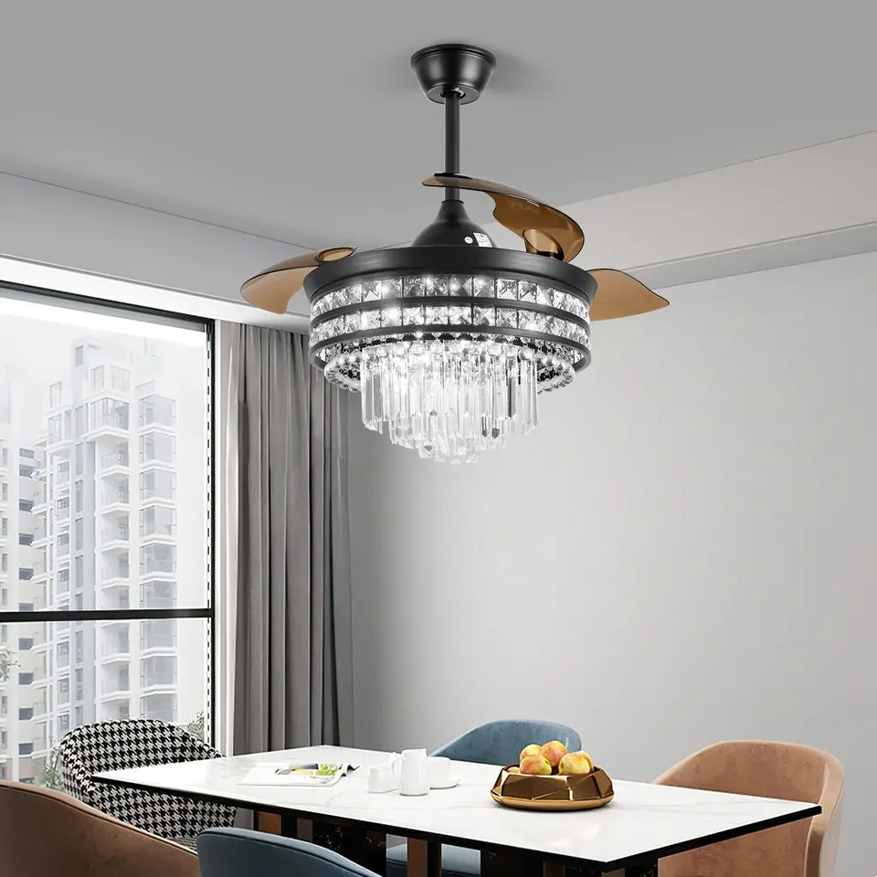 Aurea Luxe leiser Deckenventilator mit dimmbarem LED-Licht