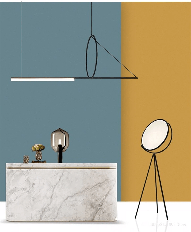 Triora driehoekige hanglamp voor moderne interieurs