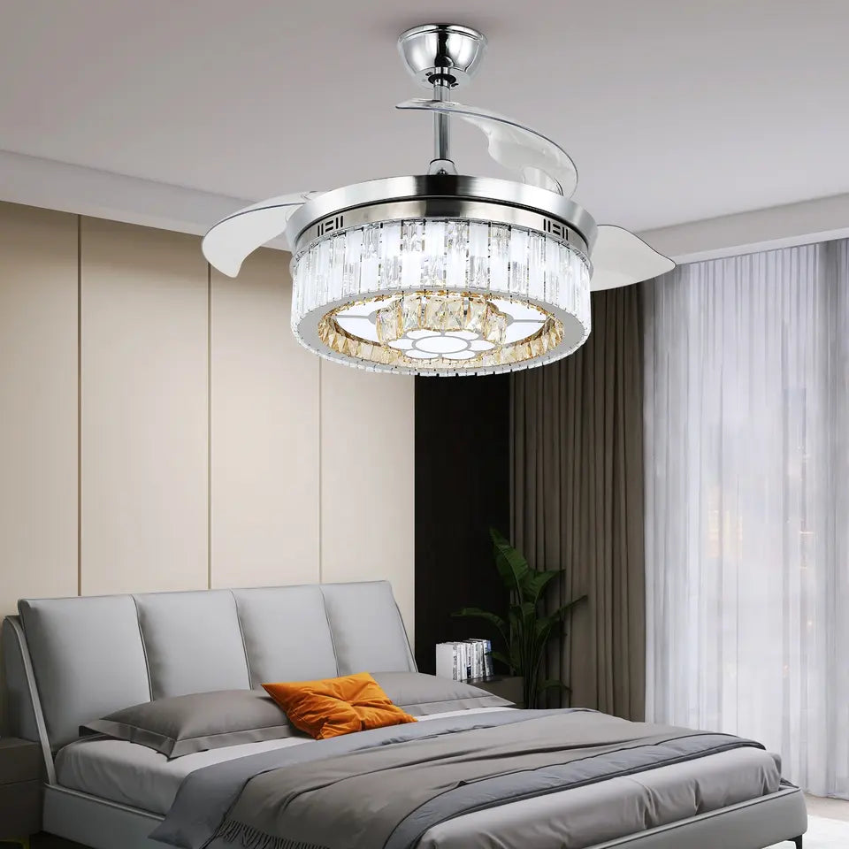 NovaLume Halo Interchangeable 3 Blade Ceiling Fan With LED