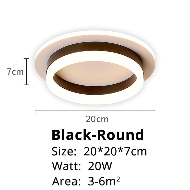 Lampada da Soffitto LED LumaNova per Corridoio Montaggio a Superficie Elite