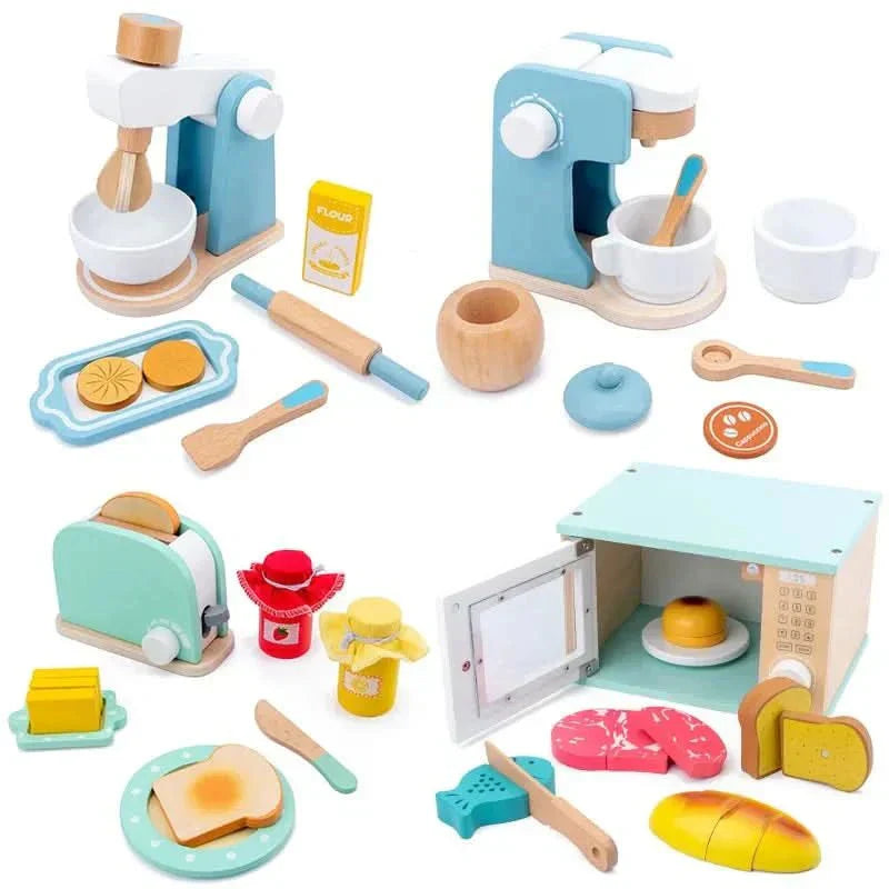 Set de Cocina de Madera Realista ChefNest para Pequeños Chefs Juego Creativo Sin Pantalla