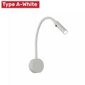 Contemporary Flexible LED Wall Light For Reading With Switch For Bedroom Or Study 1W To 3W