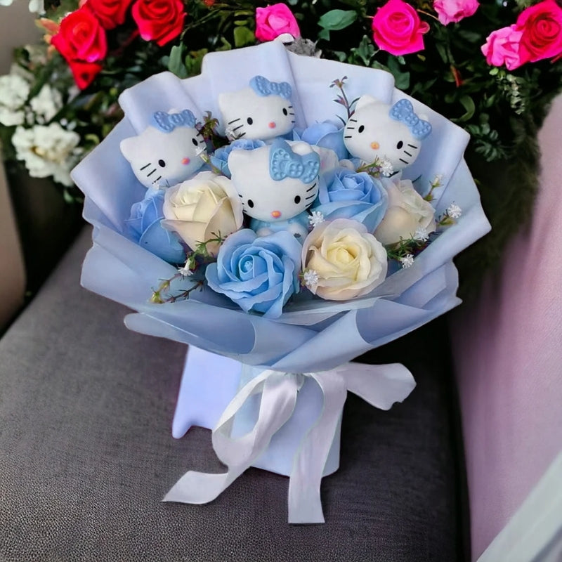 Hello Kitty Floral Bouquet For Birthdays And Joyful Surprises