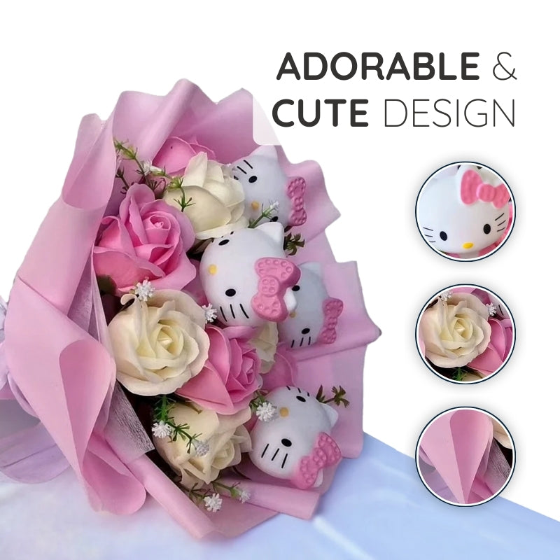 Hello Kitty Floral Bouquet For Birthdays And Joyful Surprises