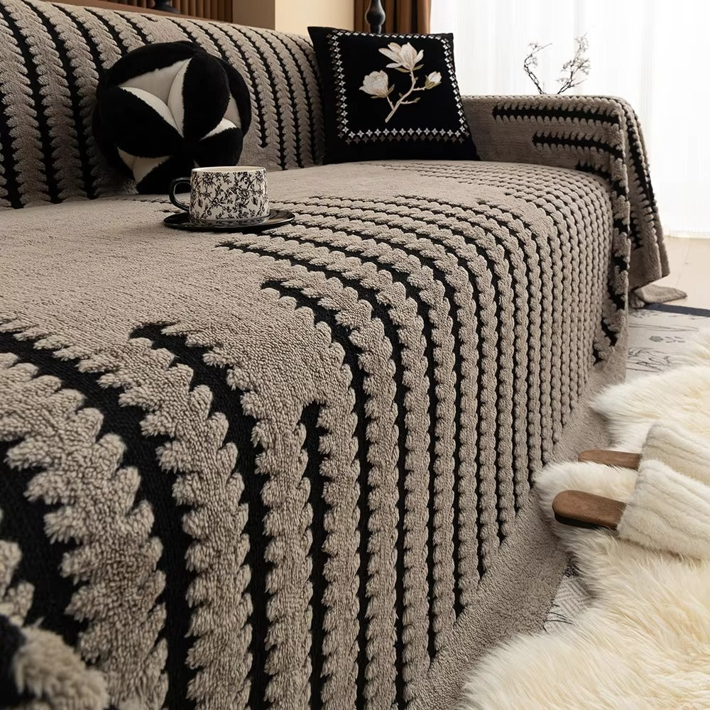 Housse de canapé en microfibre capitonnée Heritage antidérapante