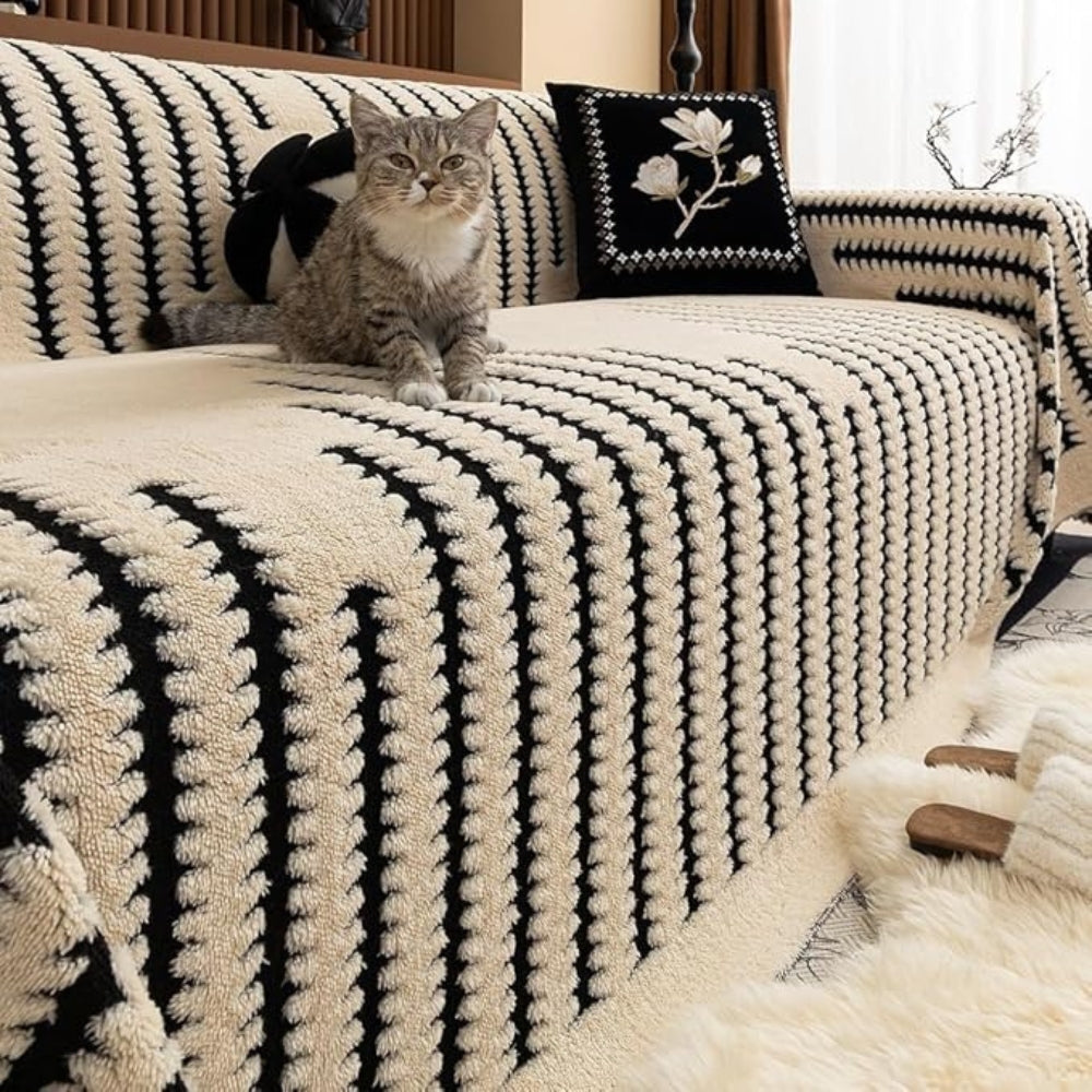 Housse de canapé en microfibre capitonnée Heritage antidérapante
