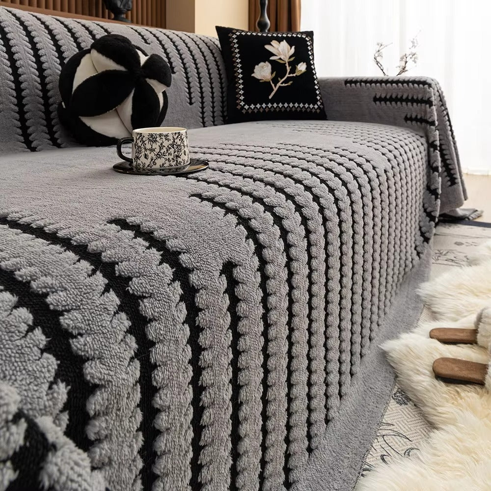 Housse de canapé en microfibre capitonnée Heritage antidérapante