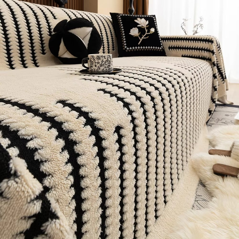 Housse de canapé en microfibre capitonnée Heritage antidérapante