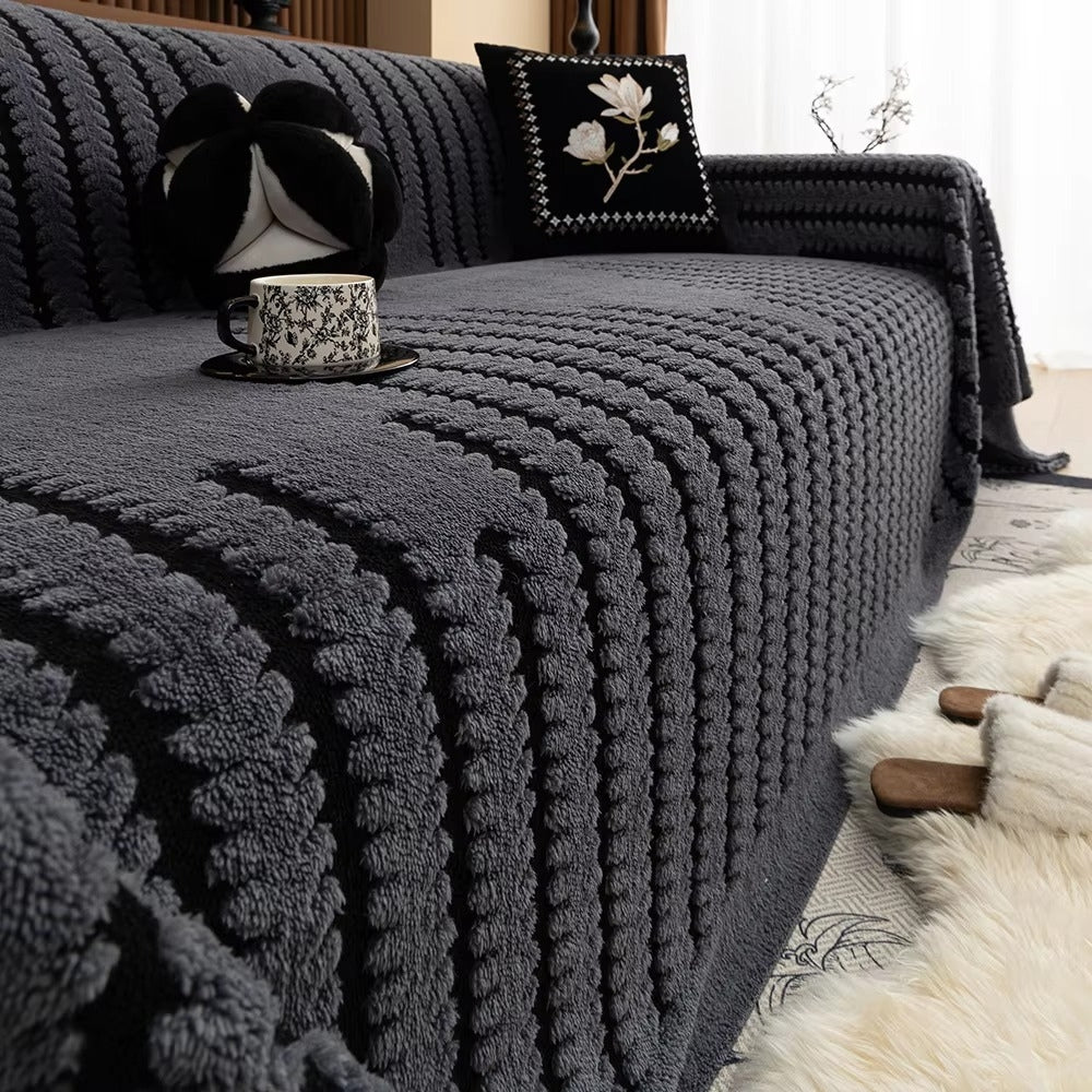 Housse de canapé en microfibre capitonnée Heritage antidérapante