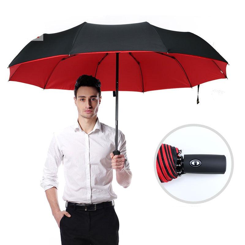 StormShield Windproof Automatic Umbrella With Reversed Closing Mechanism