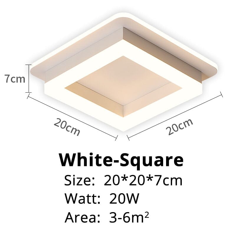 Lampada da Soffitto LED LumaNova per Corridoio Montaggio a Superficie Elite