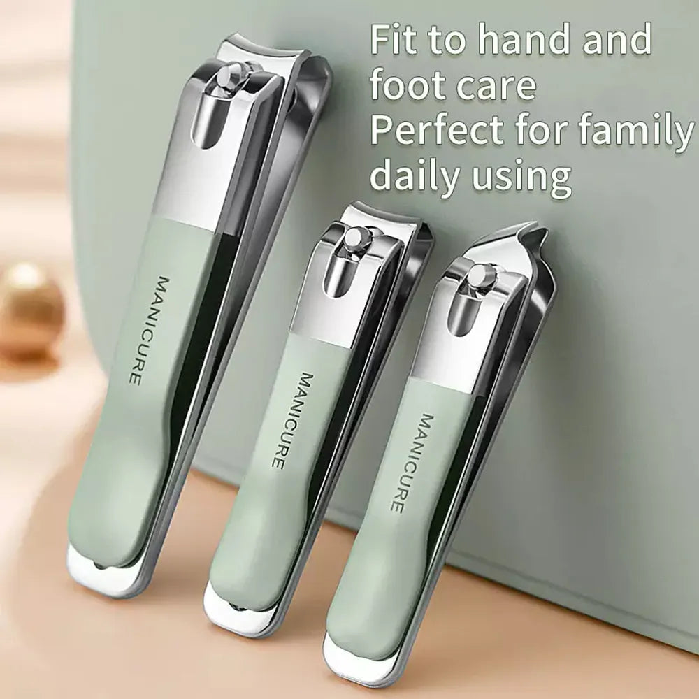 LuxNails Stainless Steel Nail Care Kit With Portable Storage Box