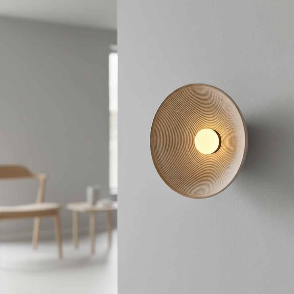 Luma Japan-inspirierte Wandleuchte mit sanfter Lichtstreuung
