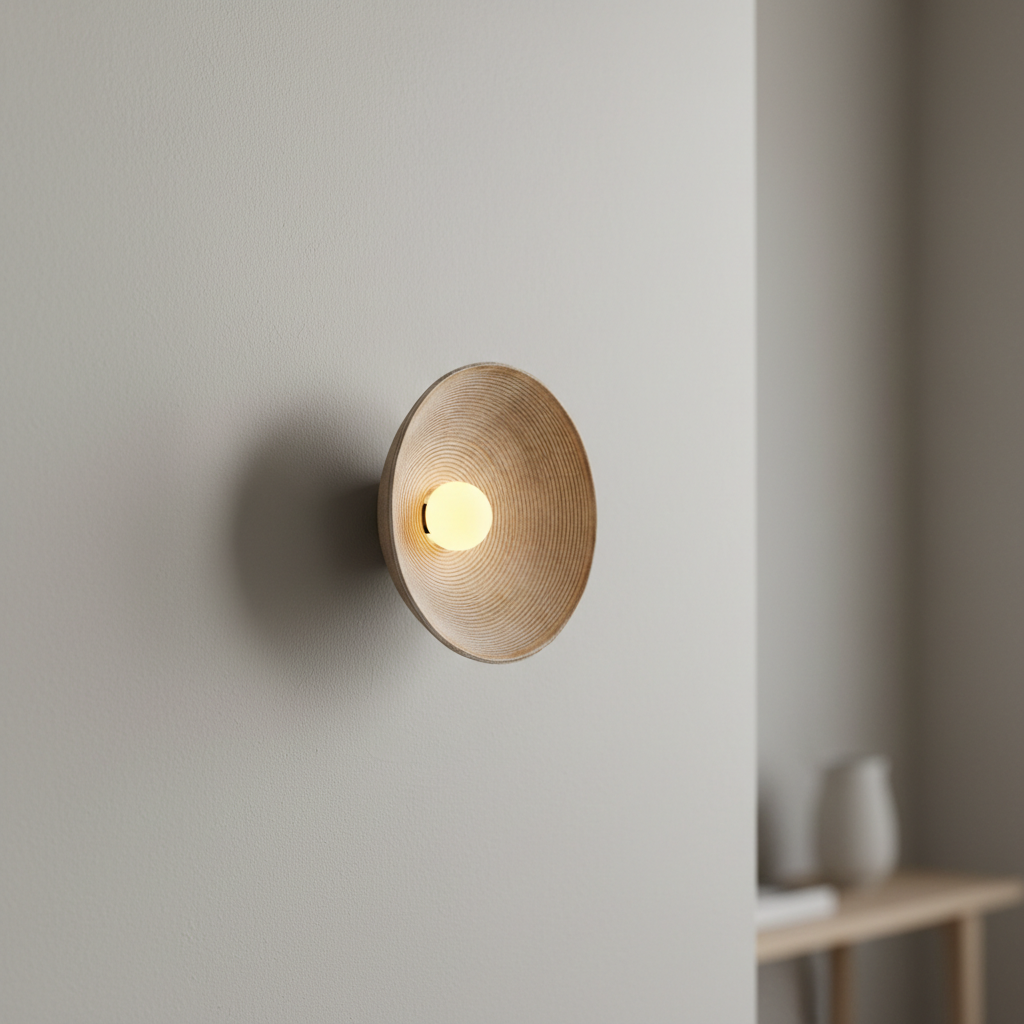 Luma Japan-inspirierte Wandleuchte mit sanfter Lichtstreuung