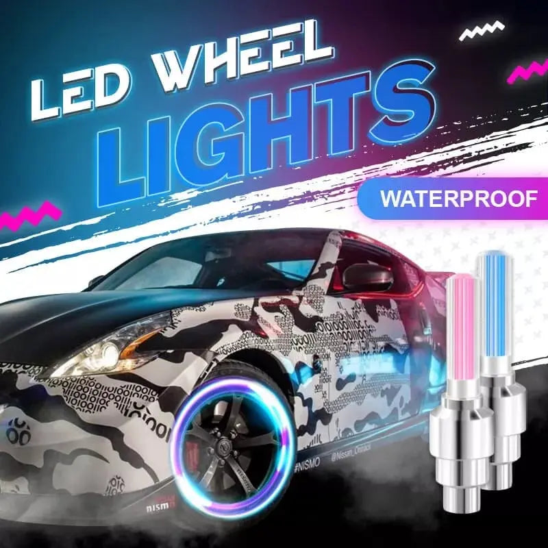 Luces LED para válvulas de bicicleta LumaGlow para ciclismo nocturno y condiciones de poca luz