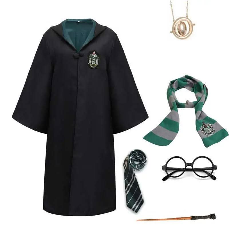 Arcane Grove Hogwarts Wizard Costume Kit With Cloak And Accessories For All Ages