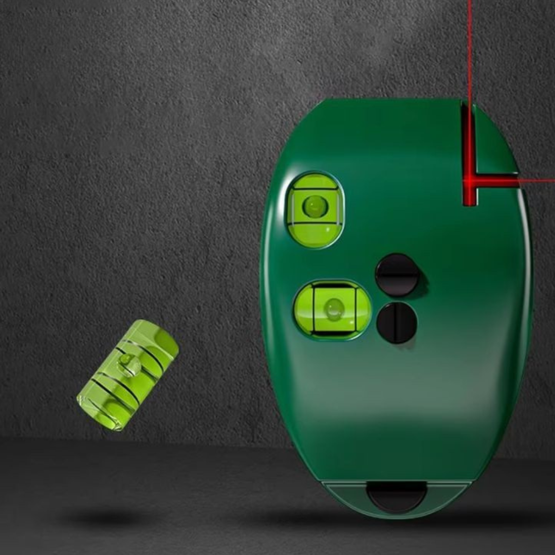 Präzisions-Laserwasserwaage mit 90-Grad-Winkel für genaue Heimwerker-Layouts