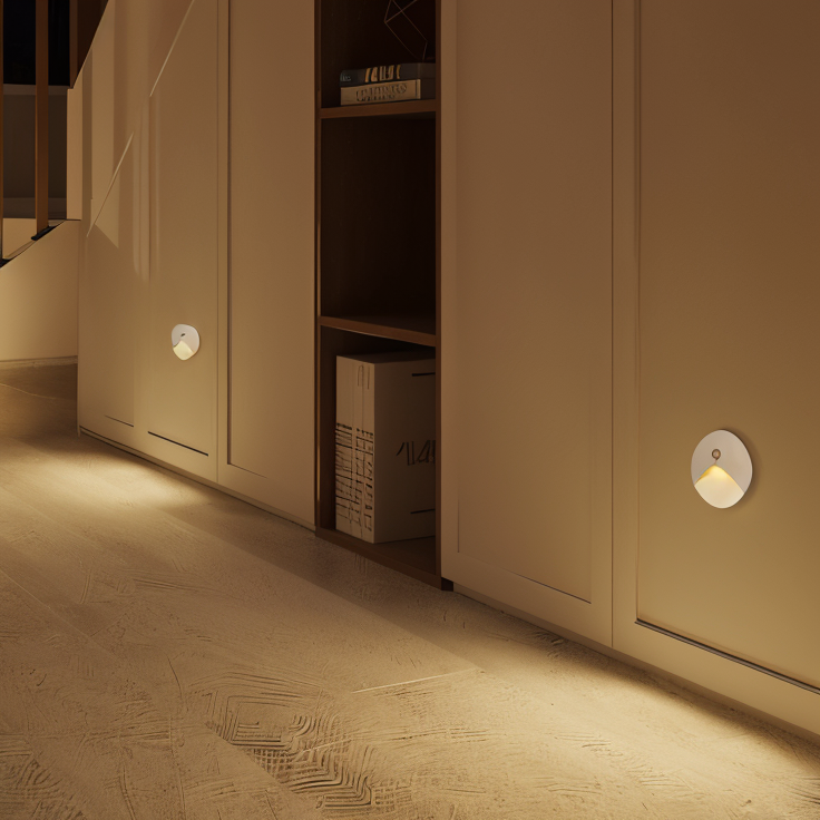 LuminiPath IP65 Waterproof LED Motion Sensor Wall Light For Indoor Or Outdoor Spaces