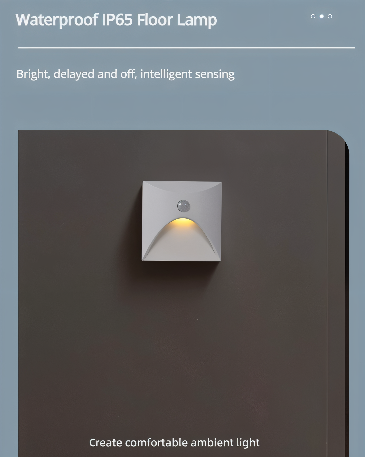 LuminiPath IP65 Waterproof LED Motion Sensor Wall Light For Indoor Or Outdoor Spaces