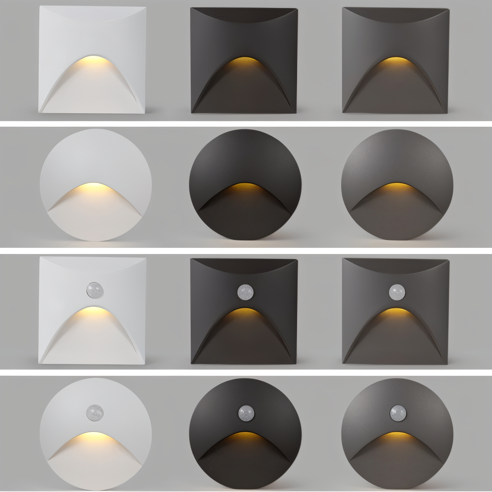 LuminiPath IP65 Waterproof LED Motion Sensor Wall Light For Indoor Or Outdoor Spaces