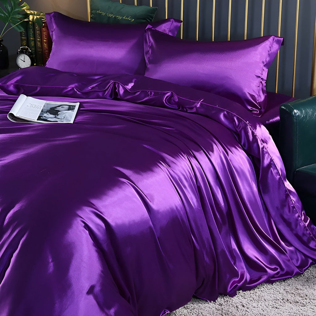 Luna Silk Copripiumino per Sonno Rinfrescante e Comfort Traspirante