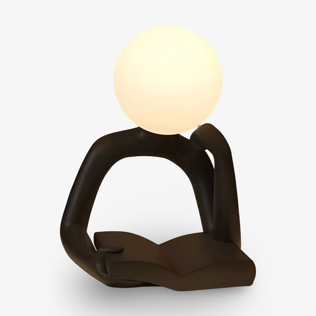 Lampada da Tavolo da Lettura Aura LumenFigure per Libri con Design Scultoreo