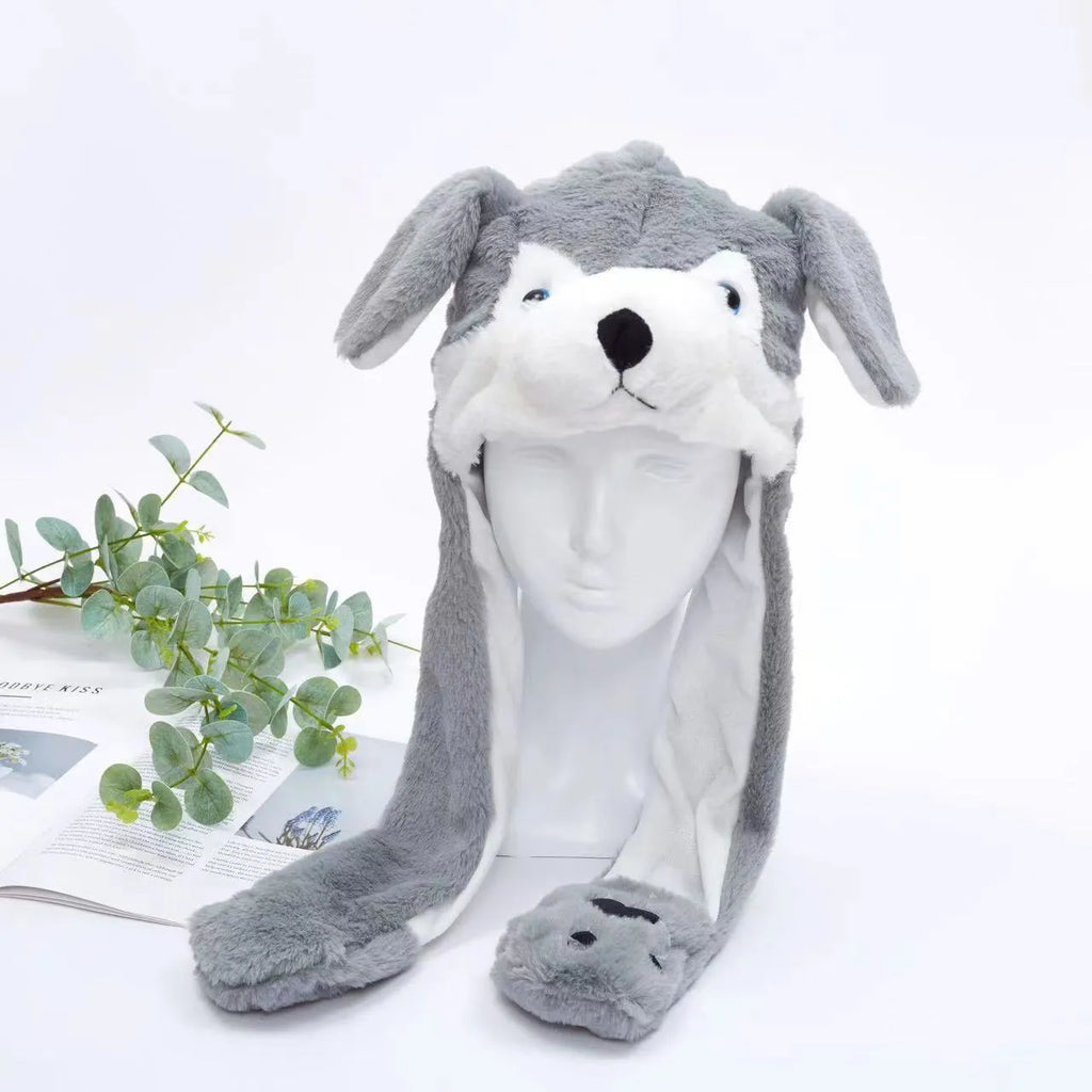 Cappello con Orecchie Mobili BunnyJoy che Illumina Ogni Viso con un Sorriso Allegro