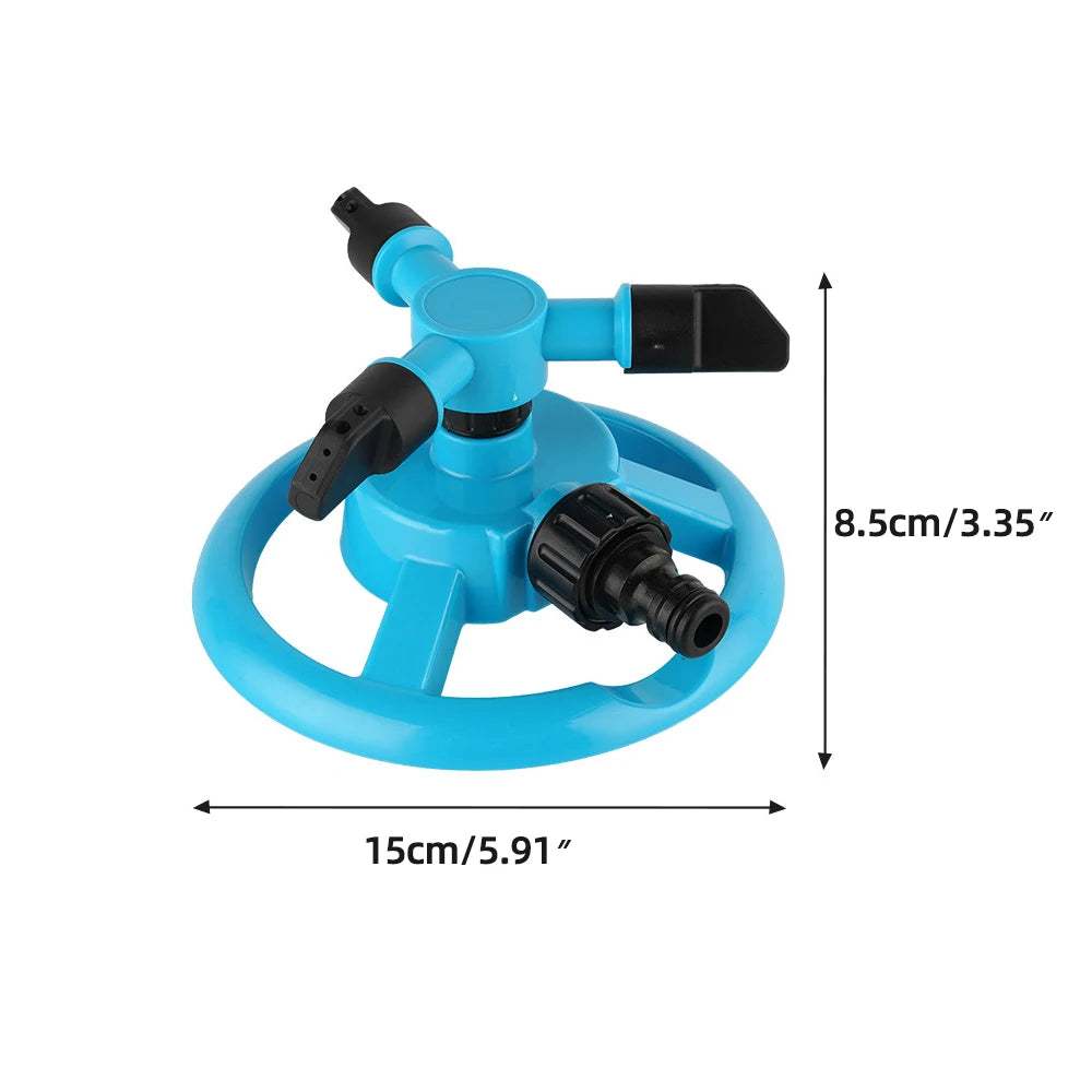 Turbo Bloom 360-Degree Lawn Sprinkler For Uniform Garden Coverage