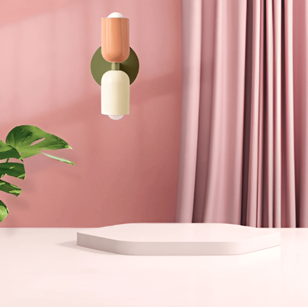 Lampada da parete moderna Lumora con luce LED calda per interni
