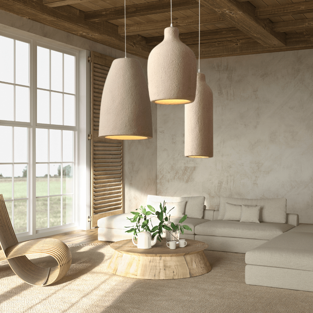 Kevara Wasabi Japandi Hanglampen Met Warm Licht