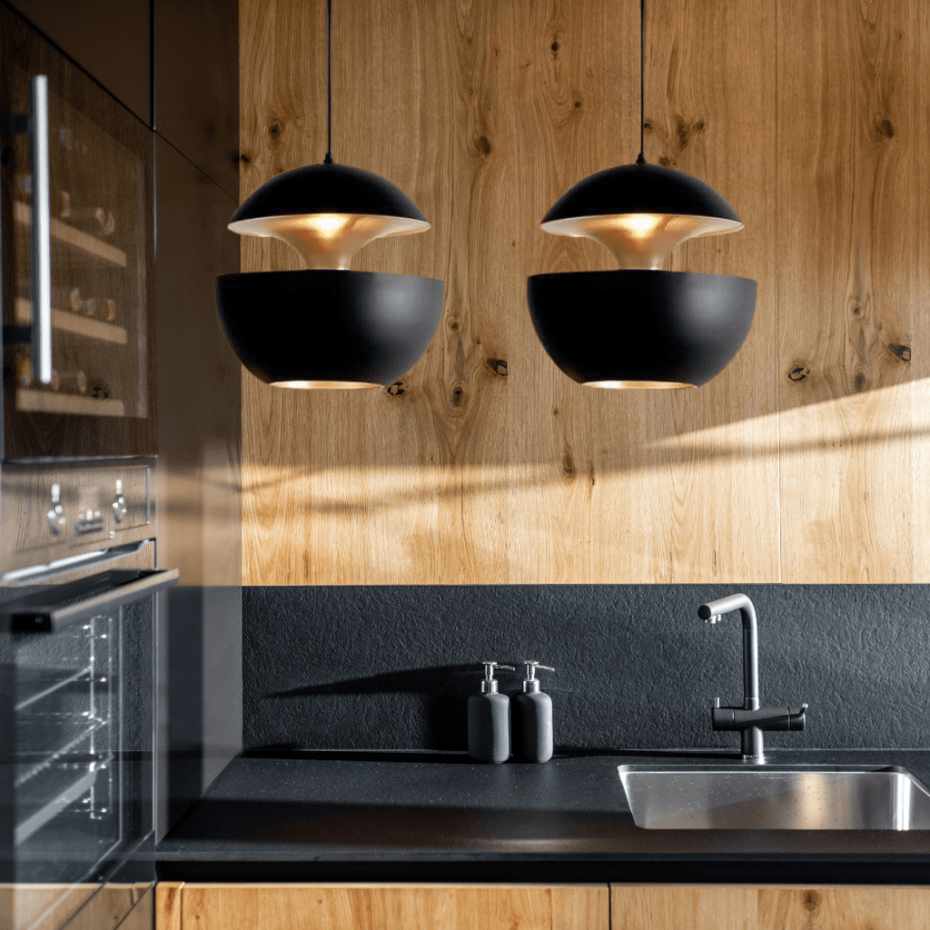 Lustră Pandantiv Nordică Aurelia Apple din Aluminiu pentru Bucătării Moderne