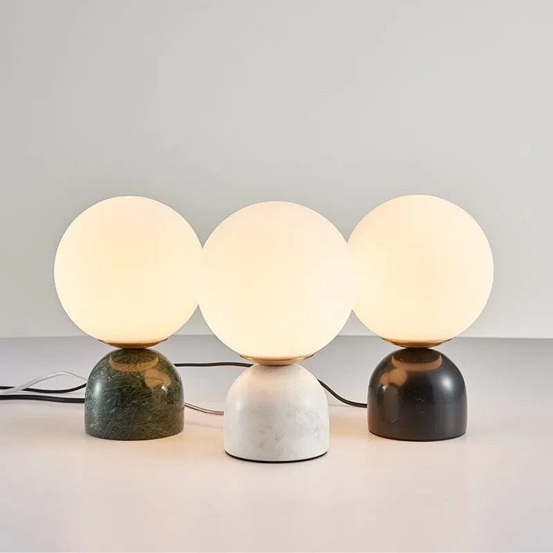LumaNova glazen bol tafellamp met sfeervolle LED gloed