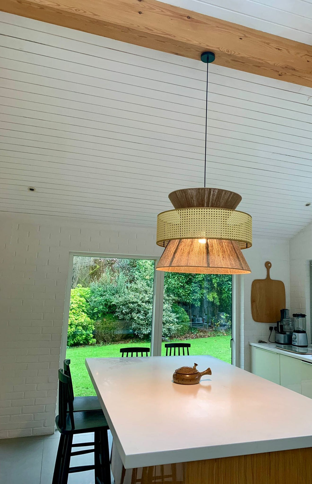 Kairoa Henneptouw Hanglamp Japanse Geïnspireerde Kroonluchter