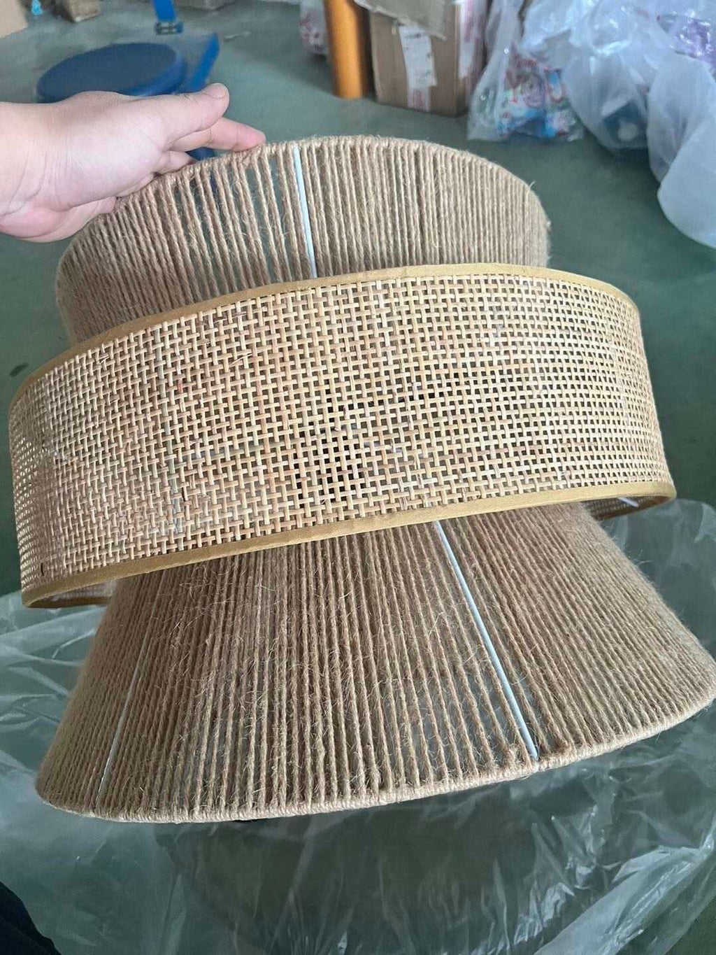 Kairoa Henneptouw Hanglamp Japanse Geïnspireerde Kroonluchter