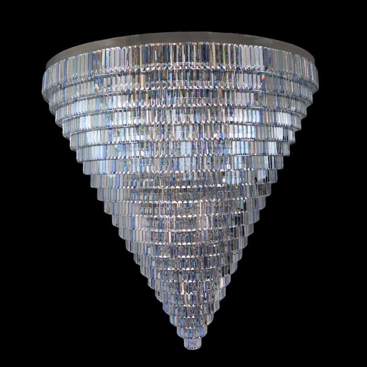 LumaLuxe Kristallen Kroonluchter XL Weelderige Plafondlamp